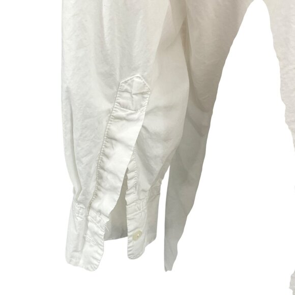 Nili Lotan Yorke Button Down Shirt White Size S Long Sleeve 100% Cotton Collar - Picture 6 of 12